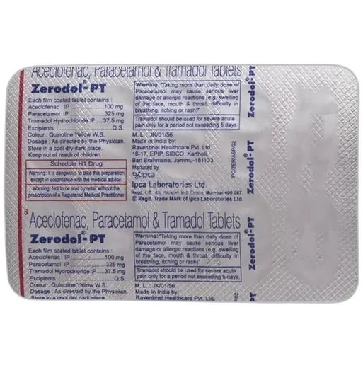 zerodol pt tablet 10's